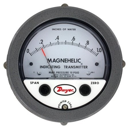 DWYER INSTRUMENTS Indicating Differential Transmitter - 605-500PA