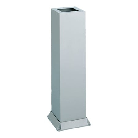 NVENT HOFFMAN Bolt-down Pedestal, 23.00x8.00x8.00, Lt Gray, Steel - AP23B88LG