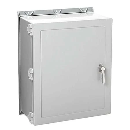 NVENT HOFFMAN Quick Release Latch Electrical Enclosures, 24.19 in H, 8 in D, 24 in W, 12, 13, 3, 3r, 4, 4x - A24H2408GQRLP