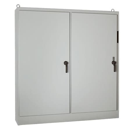 NVENT HOFFMAN 3 Point Latch with Padlock Handle Electrical Enclosures, 84.12 in H, 24.12 in D, 197-3/4 in W, 12 - A84XM5EW24FTC