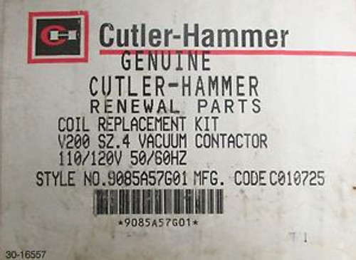 WESTINGHOUSE CUTLER HAMMER V200 Size 4 Vacuum Coil Kit 120V  9085A57G01