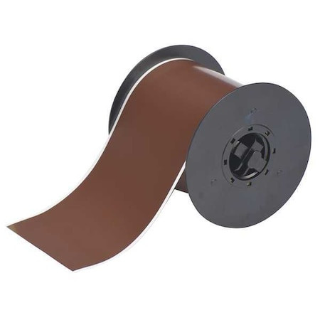 BRADY Tape, Brown, Labels/roll Continuous - B30C-4000-595-BR