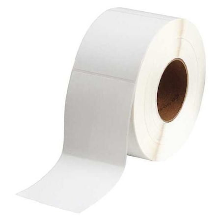 BRADY Precut Label Roll, 4 21/64 in Label W, 2 61/64 in Label H, 270 Labels Per Roll, White - J50-261-2595