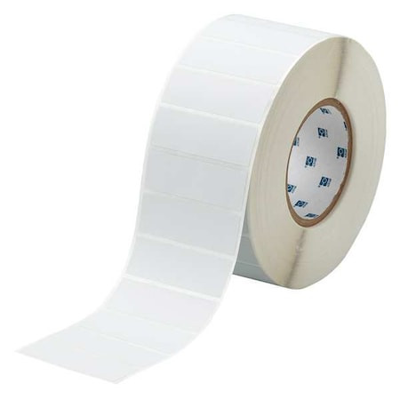 BRADY Blank Label 3"w Silver, Polyester, Pk3000 - THT-18-486-3