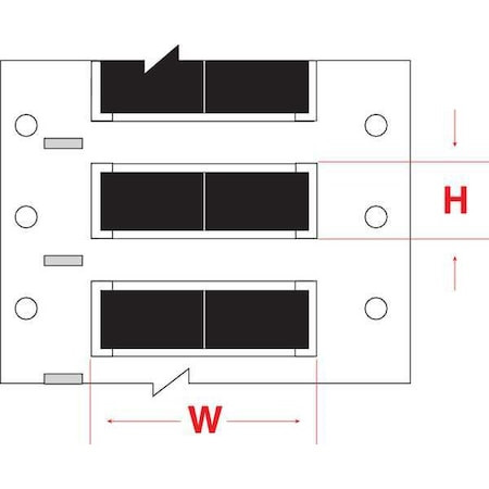 BRADY Write on Black Wire Marker Sleeves, Permasleeve(r) Polyolefin, 2hx-125-2-bk-2