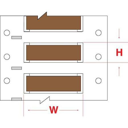 BRADY Write on Brown Wire Marker Sleeves, Permasleeve(r) Polyolefin, Ps-375-2-br-s