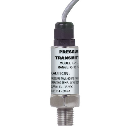 DWYER INSTRUMENTS Differential Pressure Transmitter, Range 0-.25" W.c., Nema 4x Housing, with Lcd Display. - 616WL-2-LCD
