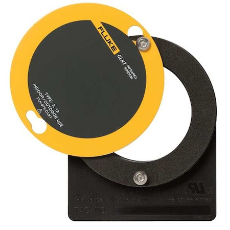 FLUKE Round Infrared Window,75mm Dia,type 3/12 - Fluke-075-CLKT