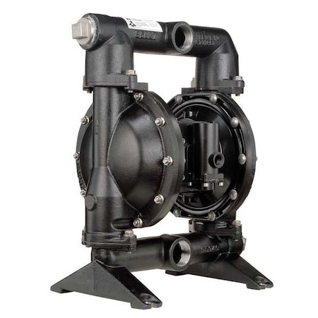 ARO Double Diaphragm Pump, Cast Iron, Air Operated, Santoprene, 123 Gpm - PD15A-ACP-AAA