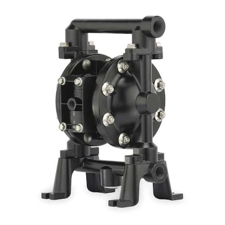 ARO Double Diaphragm Pump, Aluminum, Air Operated, Viton, 12 Gpm - 670042
