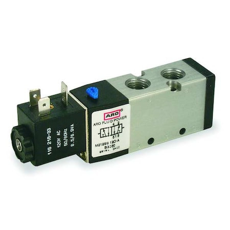 ARO Solenoid Air Control Valve,1/2 In,24vdc - M214SS-024-D