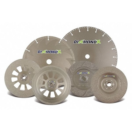CGW ABRASIVES Abrasive Cut-off Wheel, Type 1, 20 in Dia, 0.17 in Thick, 1 in Arbor Hole Size, Diamond, 24 Grit - 70432