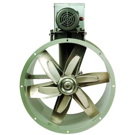 DAYTON 24" Tubeaxial Fan W/ Motor & Drive Pkg, 208-230/460vac - 7AF76