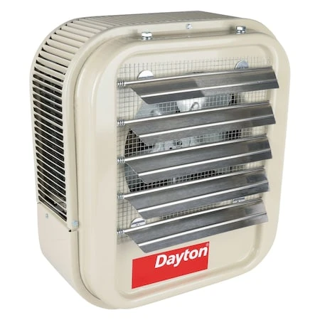 DAYTON Fan Forced Electric Unit Heater, Wall & Ceiling, 3 Phase, 208vac, 30kw, 30 in H, 26-5/8 in W - 804T06