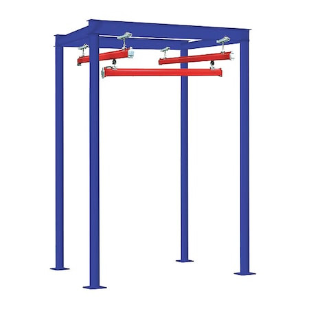 DEMAG Vertical Post,13 Ft. H,square Steel Tube - FWS-40808