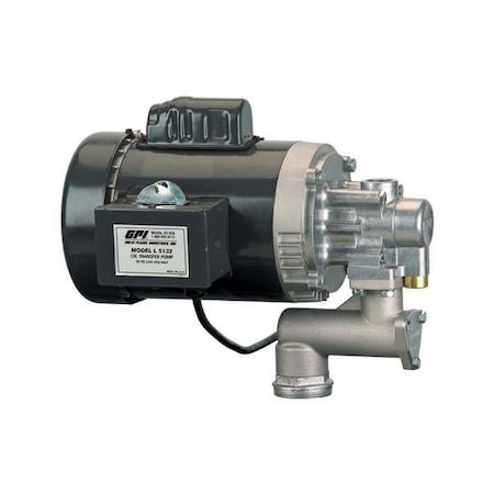 GPI Drum Pump, Electric, 10 Gal, 500 Gal Container Size, 50 Psi, 8 Gpm - L5132
