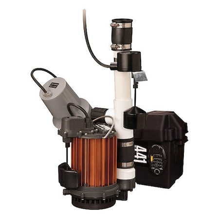 LIBERTY PUMPS Sump/batteryback-upsystem,115vac - PCS37-P-441-10A