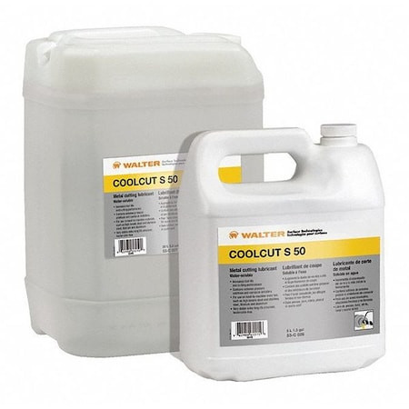 WALTER Cutting Fluid, Coolcut S-50, 52.8 Gal, Drum - 53C028