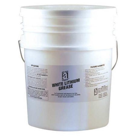 ANTI-SEIZE TECHNOLOGY Bearing Grease, 35 Lb, Pail, Mineral Base, 275 Degrees F Max Op Temp, White - 24235