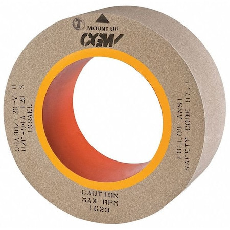 CGW ABRASIVES Grinding Whl,20x4x12,t1,94a80-p-v18 - 35272