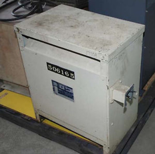 General Electric 30 KVA Dry Type Transformer Indoor/Out (Inv.17109)