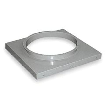 DAYTON Steel 31"l, 6"h, 31"w Tubeaxial Curb Cap - 169810
