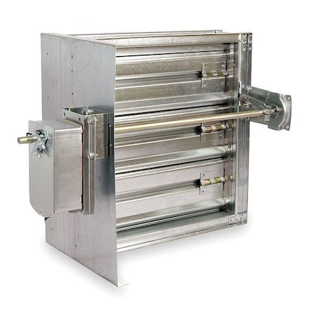 DAYTON Square Smoke Damper,23-3/4 In. H - 3HGG5