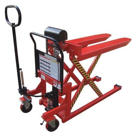 DAYTON Hi-liftpalletjack,50in,65in,22in,rd,stl - 11K275
