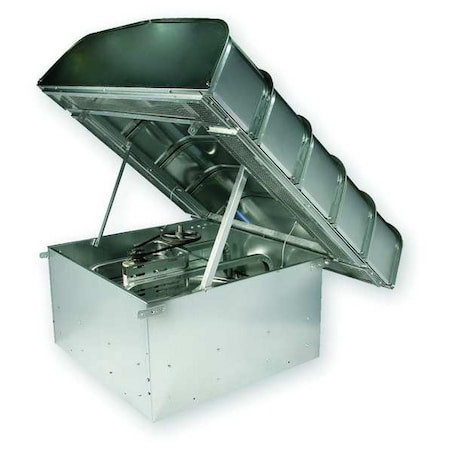 DAYTON Steel 43"dia, 42.5"h Roof Fan W.motor - 7CH12