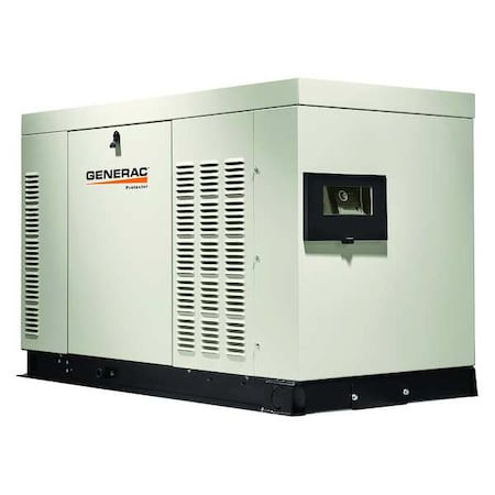 GENERAC Automatic Standby Generator, Propane, Single Phase, 60kw, Liquid Cooled - RG06024AVAX