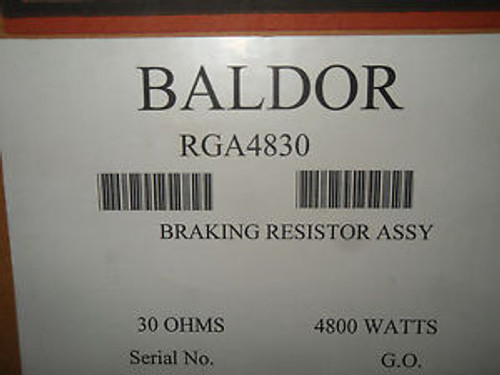 (V15) 1 New BALDOR RGA4830 BRAKING RESISTOR ASSEMBLY