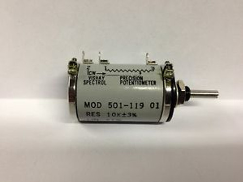 Spectrol Vishay Potentiometer RR4000D2F7G103 Model 501-0119 10K Ohms NOS