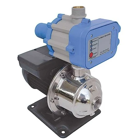 DAYTON Constant Pressure Booster Pump, 1/2 Hp, 115v Ac, 1 Phase, 1 in Npt Inlet Size, 2 Stage - 4HFA6