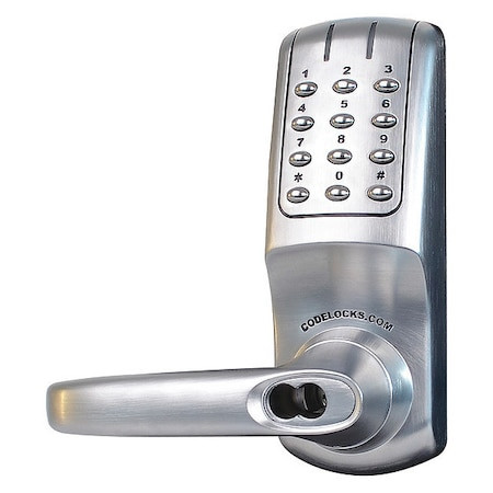 CODELOCKS Electronic Key Lock,nonhanded - CL5210BB-IC-BS