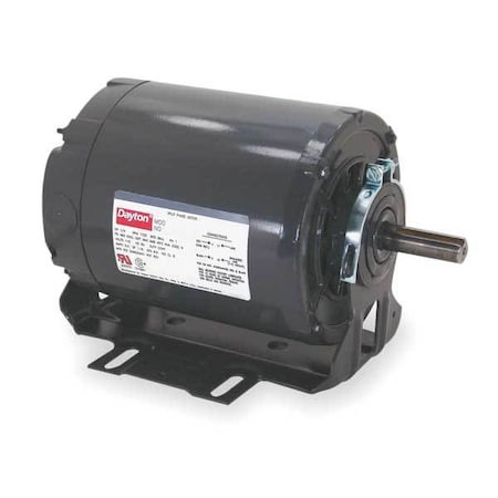 DAYTON 50 Hz Motor, Single, 56z, Resilient Base - 6XH81BA