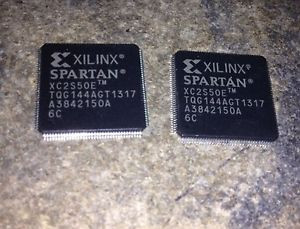 XC2S50E-6TQG144C  384 CLBS 23000 GATES 357 MHz (100 PER)