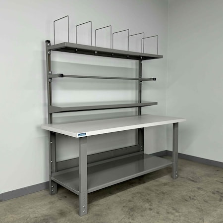 STACKBIN Packing Work Bench, 72" W, 1000 Lb. - 4-6PACK-8E-VB