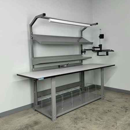 STACKBIN Packing Work Bench, 96" W, 1000 Lb. - 4-8XPACK-9T-GN