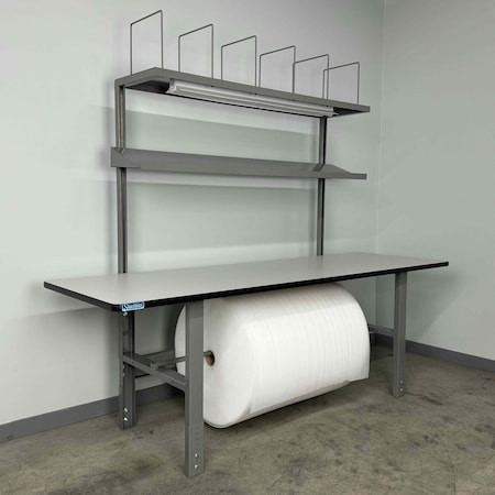 STACKBIN Packing Work Bench, 96" W, 3500 Lb. - 4-8XPACK-6T-VB