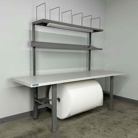 STACKBIN Packing Work Bench, 96" W, 3500 Lb. - 4-8XPACK-6E-VB