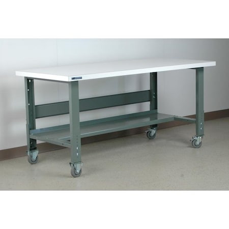 STACKBIN Workbench,mobile,height,adj. - P7236-3512