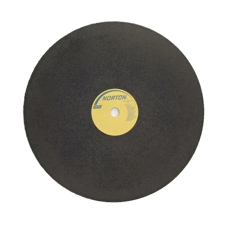 NORTON ABRASIVES Abrasive Cut-off Wheel, Type 1, 30 in Dia, 1/4 in Thick, 1-3/4 in Arbor Hole Size, 20 Grit - 69210450386