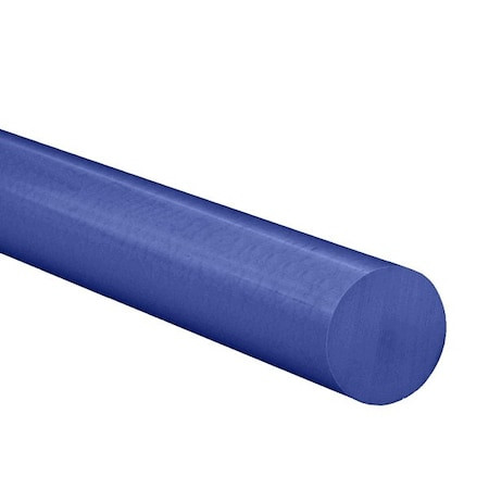 N/A Acetalcopolymrod, 4"dia, 5ftl, Blue - RACEMDTBL4.000BLX60.000
