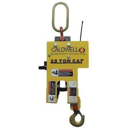CALDWELL Release Hook,radio-controlled,10000 Lb - RR-5R