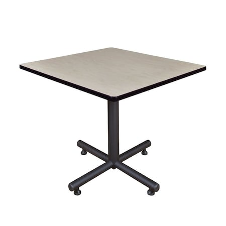 Square Tables Breakroom Tables Kobe Square & Round Tables, Wood,metal Top, Maple - TKB4242PL