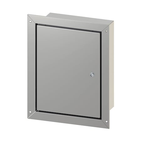 NVENT HOFFMAN 1/4 Turn Latch Electrical Enclosures, 20 in H, 6 in D, 16 in W, Nema 4, 12, Steel - CFM20166