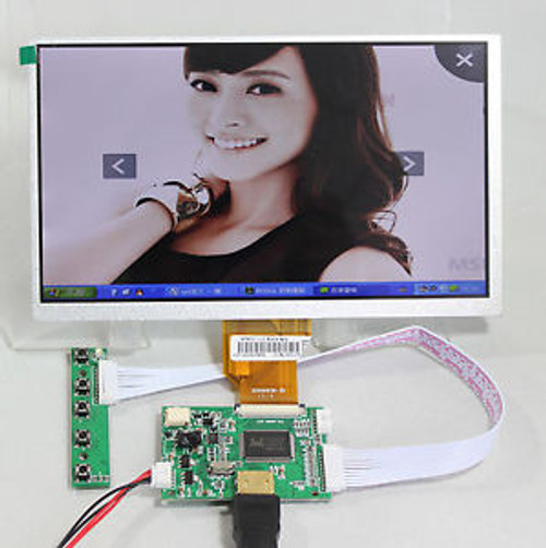 HDMI input LCD controller board+9inch 800x480 AT090TN10 lcd panel+Remote control