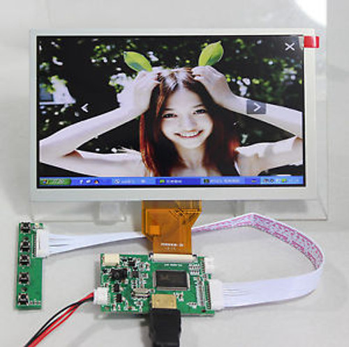 HDMI input LCD controller board+8inch 800x480 AT080TN64 lcd panel+Remote control