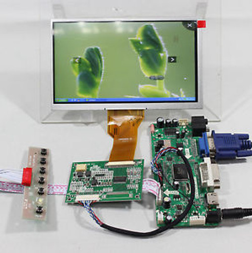 HDMI+DVI+VGA+Audio Lcd control board+LVDS TCON Board+7inch 800480 AT070TN92 Lcd