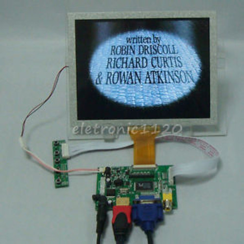 HDMI/VGA/2AV/Reversing driver board +8inch AT080TN52/EJ080NA-05A 800x600 LCD